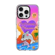 iPhone 16 Pro Clear Case MagSafe Compatible CALIFORNIA DREAMS