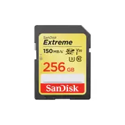 SanDisk Extreme 256GB SDXC 150MB/S Class 10 SD Camera Memory TF Card DSLR 4K UHD