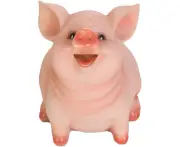 Piggy Bank Cute Pig Shaped Coin Money Box Small Resin Cash Saving Box Money Pig Gift for Kids Boys Girls