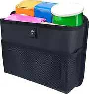 Car Trash Can For Back Seat | Vehicle Garbage Bin Organizer,Multifunctional Folding Design Vehicle Rear Door Garbage Can For Trucks