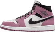 [Nike] Jordan 1 Mid SE Women Berry White Black DC7267-500 (DC7267-500, Numeric_6)