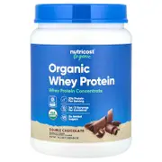 Nutricost, Organic Whey Protein, Double Chocolate, 1 lb (454 g)