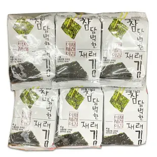 【首爾先生mrseoul】韓國 釜山 傳統烤海苔 48g (4g x 12入) 海苔包飯 韓國海苔