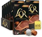 L'OR Espresso Caramel Coffee - 100 Aluminium Capsules Compatible with Nespresso
