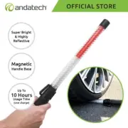 Heavy Duty Multi-Functional Traffic Baton - Andatech Defender (Green/Red)