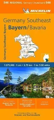Germany Southeast, Bavaria - Michelin Regional Map 546 - 9782067259010