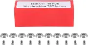 GRARRO Ci3 Round 12X2.5mm Carbide Inserts Cutters Knives Replacement Blade Fit for DIY Lathe Wood Turning Finisher Tool 10Pcs