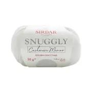 Sirdar Yarn Snuggly Baby Cashmere Merino DK 57% Wool, 33% Acrylic, 10% Cashmere-0473 White 50g