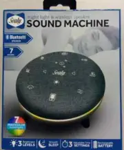 Sealy Bluetooth Sleep Speaker with Adjustable Mood Lighting