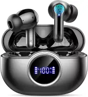 Wireless Earbuds, 2025 Bluetooth 5.4 Headphones Hi-Fi Stereo 3D Bass Ear Buds, 4