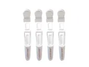 CLOUD NINE Croc Clips 4 Pack - White