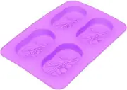 1pc Handmade Soap Mold Soap Molds Ice Cube Making Cake Soap Supplies Melt and Pour Soap Candy Molds Soap Making Supplies Base Home Decor Mold DIY Mold Art Mold Purple ARTSEWPLY
