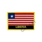 Liberia Patch / Liberia Flag / Iron On