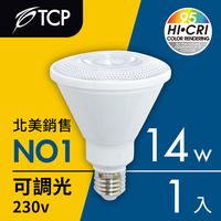 【TCP台灣強凌】LED 14W PAR30 E27 230V燈泡 可調光-黃光