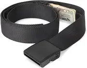 [Siuosory] Travel Security Belt- Hidden Money Belt Pouch,Anti-Theft Concealable Design for Business Trip Jogging Outdoor Working（48 inch）
