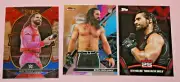 SETH ROLLINS (3) 2023 SELECT WWE RAW PRIZM #50 2021 TOPPS FINEST #69 2018 TOPPS