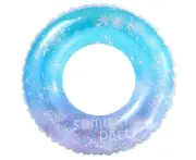 Inflatable Pool Float Swim Ring Blue Sky Star Glitter 90cm