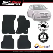 Charcoal Floor Mats 4 Piece For Suzuki Swift RS415 Manual 2005 2006 2007 - 2011* (for: Suzuki)