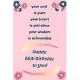 your soul is pure your heart is priceless your wisdom is astounding, Happy 66th Birthday to You!: 66th Birthday Gift / Journal / Notebook / Diary / un