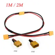 Power Cable XT60 Male Female Plug Extend Cable for Ebike Battery 14AWG 1M/ 2M