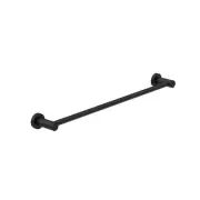 Classic Single Towel Rail 800mm Matte Black NR2030MB Nero Tapware
