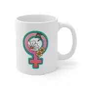 Woman Flower Symbol Mug Abortion Rights Mug Abortion Rights Mugs Abortion Rights