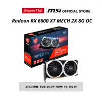 在飛比找蝦皮購物優惠-Msi RadeonTM RX 6600 XT MECH 2