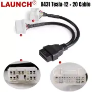 Launch X431 Tesla 12+ 20 Adapter Cable for X-431 PAD V,PAD VII/PRO 3S+ EV MAX