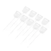 25pcs Marker Cable Zip Ties, 8 Inch Self-Locking Labels Zip Tie Wraps, White