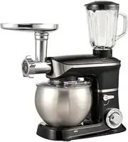 Stand Mixer, Kitchen Electric Mixer with Meat Grinder,Blender,Black