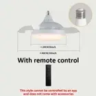 2 in 1 Ceiling Fan Light Retractable Blades Fans with Lights Remote APP Control