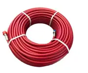 BARflex Red Jetter Hose - 1/4" x 45 Metre Assembly - 5000 PSI - MADE USA