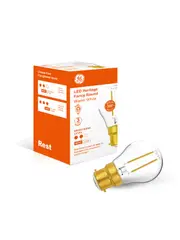 GE 2.5W Heritage LED Fancy BC Globe in Warm White