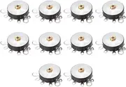 uxcell Wheel Potentiometer With Switch B50K Ohm Variable Resistors Single Turn Rotary Carbon Film Taper RV12MM 10pcs