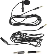 Kisangel Professional Microphone Set Mic Recording System for Interview Recording Adapter Accessories