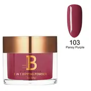 Billionaire SNS Gelish Dip Dipping Acrylic Nail Powder 103 Pansy Purple 56g