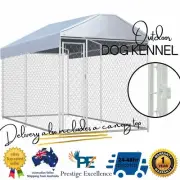 Pet Dog Cage Outdoor Kennel Playpen House Puppy Metal Large Weatherproof Home AU