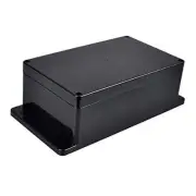 IP65 Plastic Project Box ABS Waterproof Electronic 7.8" x 4.7" x 3" Black
