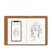2-in-1 Digital Notebook Drawing Tablet with Battery-free Pen, Bluetooth Wireless