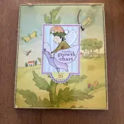 Vtg eeboo Keepsake Growth Chart Stickers Ages 1-10 Stickers Growing Like A Weed
