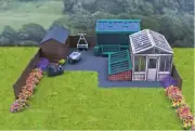 Peco Garden Buildings and Accessories OO Gauge Model Railway SS92