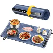 Food Warming Mat 3 Temp Settings Fast Heat Keep Food Warm Thaw Raise Dough