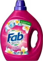 Fresh Frangipani Laundry Liquid Detergent, 4 Liters | FREE SHIPPING NEW