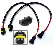 HID Kit Extension Wire H11 Two Harness Head Light High Beam Female Bulb Ballast