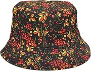 [Generic] Hair Hat Basin Sunshade Women Bucket Hat Fisherman Hat Hat Outdoor Fashion Printing Baseball Caps Men Summer Hat