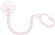 NUK: Soother Chain - Baby Rose