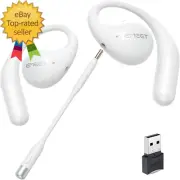 Airflow Open Ear Headphones with Mic Bluetooth 5.3 Wireless Headsets with Detach