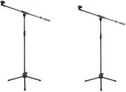 Stage Stands Tripod Mic Stand with Boom 2-Pack