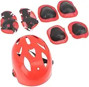 Kids Skateboard Helmet Knee Pads Elbow Wrist Set, Sports Hand Protectors Protective Gear for Cycling Roller Skating Scooter Bike Set