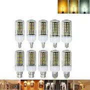 E27 E17 E14 E12 B22 9W 100 SMD 5736 LED Pure White Warm White Natural White Corn Bulb AC85-265V E17 PURE WHITE